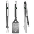 Dallas Stars™ 3 pc Stainless Steel BBQ Set